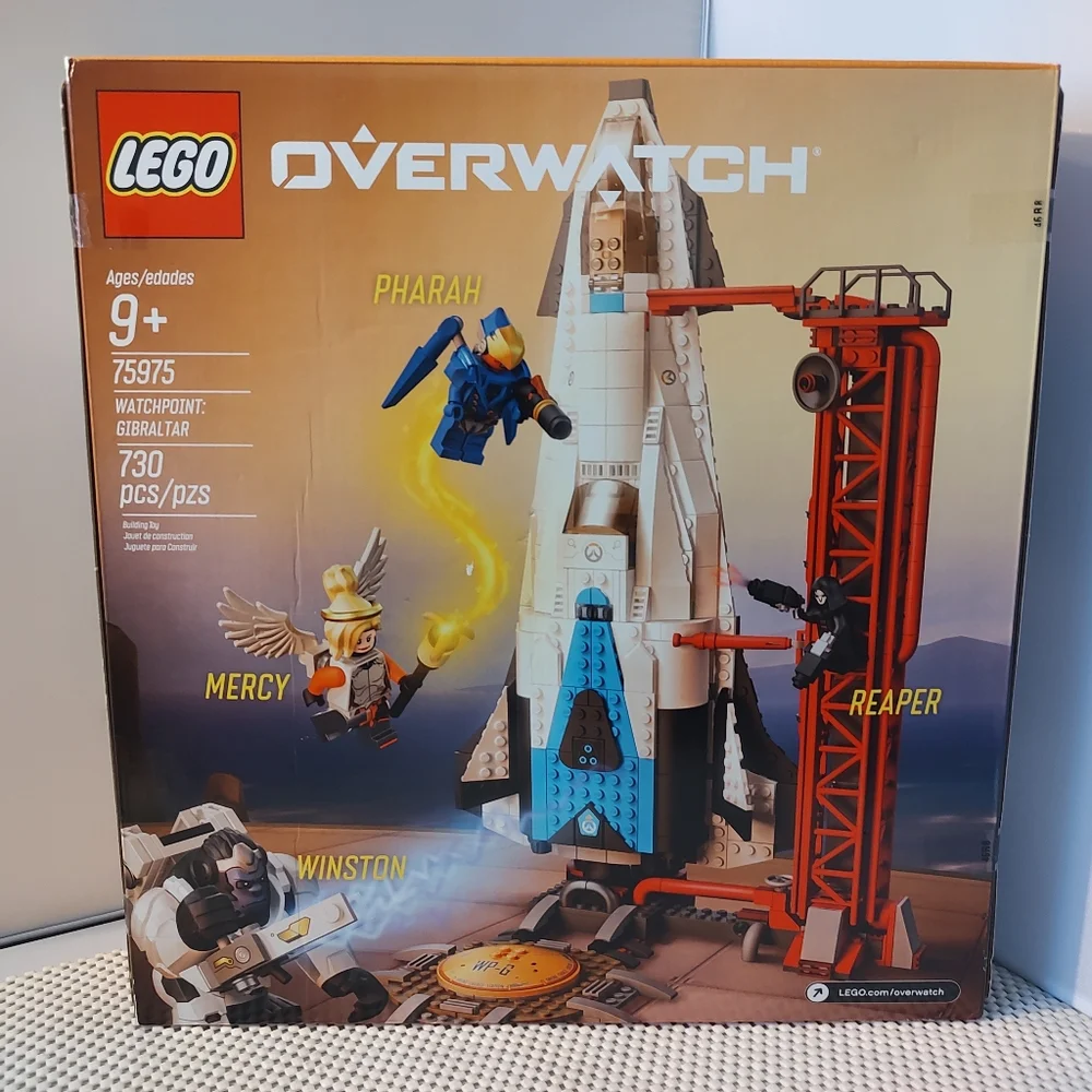 Lego 75975 Overwatch Watchpoint Gibraltar NWT  Building Toy Set Pharah Mercy